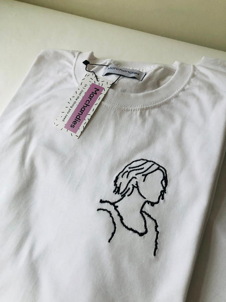 T-shirt met lijntekening (klein)